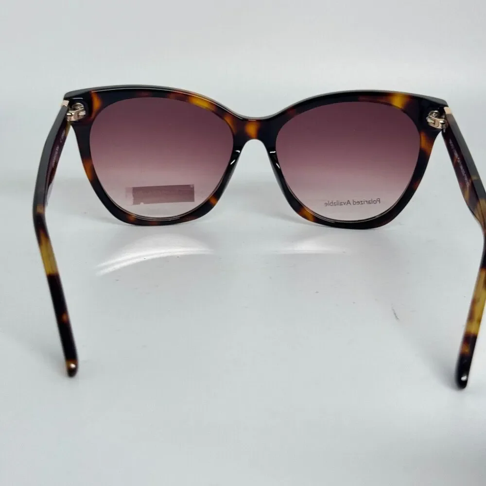BCBGMAXAZRIA Sunglasses FLAWLESS Tortoise Brown‎ Cat Eye H16621
